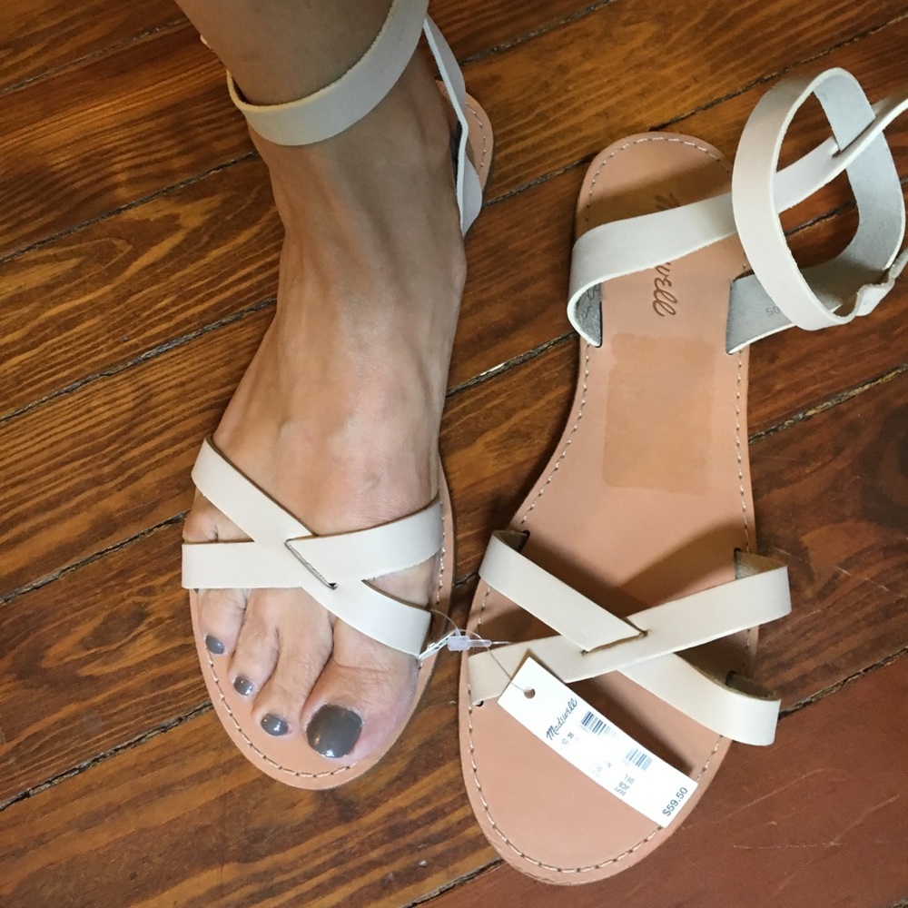 Madewell leather sandals sz 10 NWT